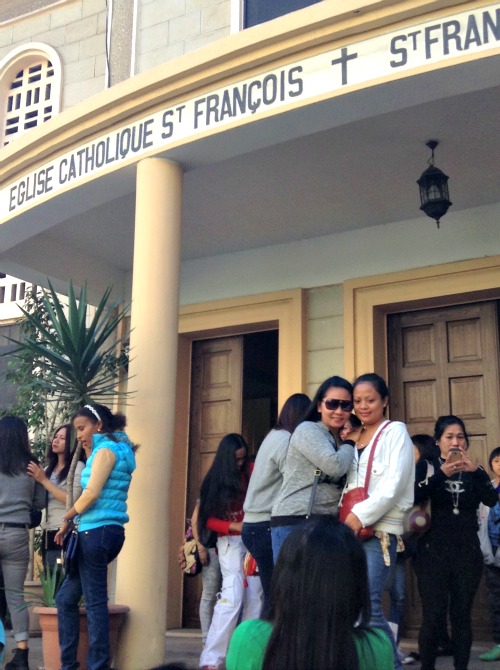 Catholic Church Mothering Weary Filipino Mothers in Beirut